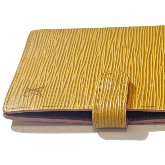 Louis Vuitton PM Tassil Yellow Epi Leather Agenda Book - Picture 4 of 6